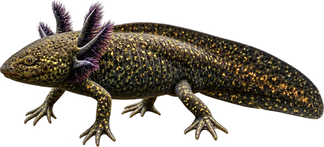 Ajolote Silvestre, Ambystoma mexicanum