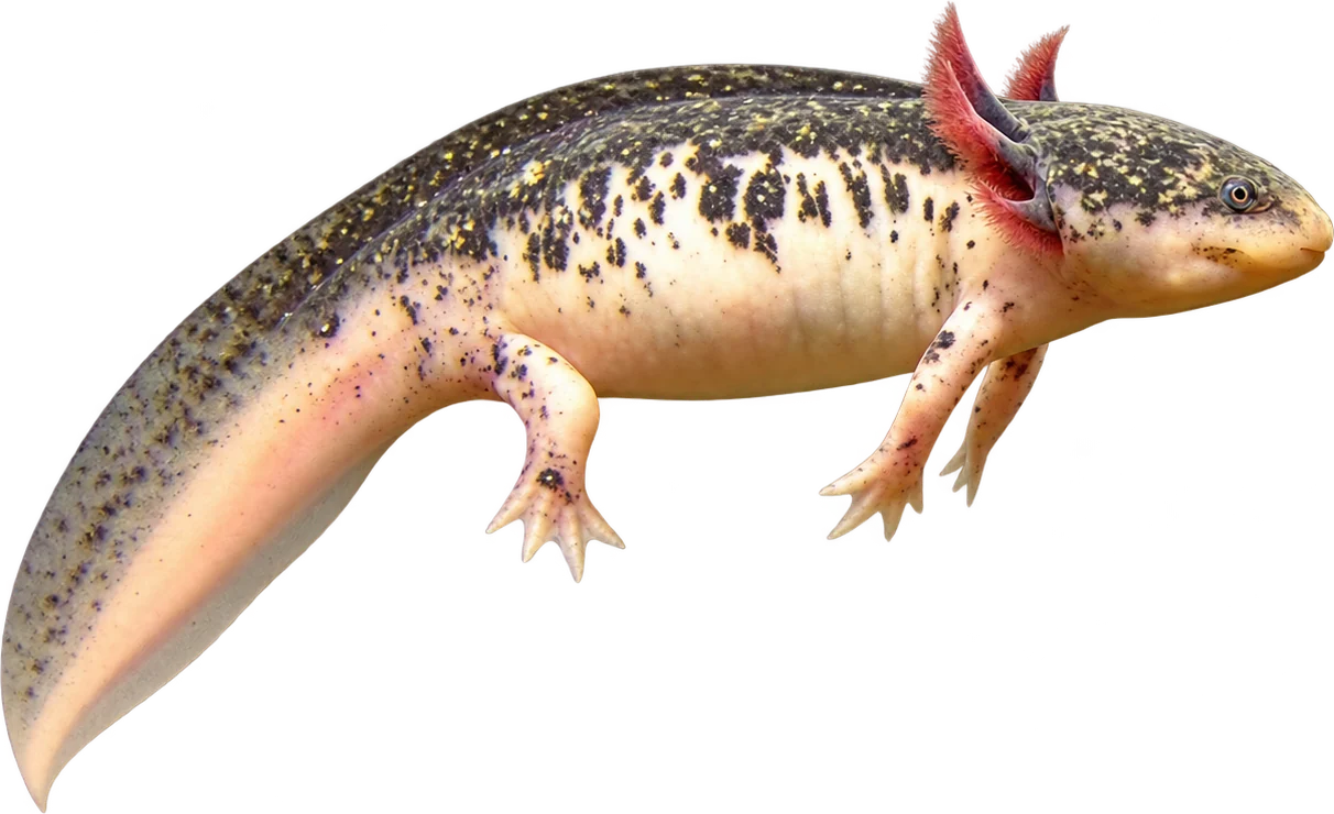 Ajolote Pío, Ambystoma mexicanum