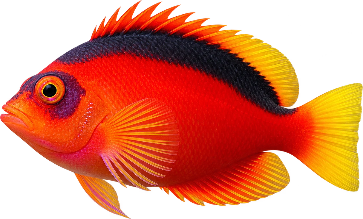 Flame Hawkfish, Neocirrhites armatus