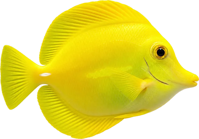 Cirujano amarillo, Zebrasoma flavescens