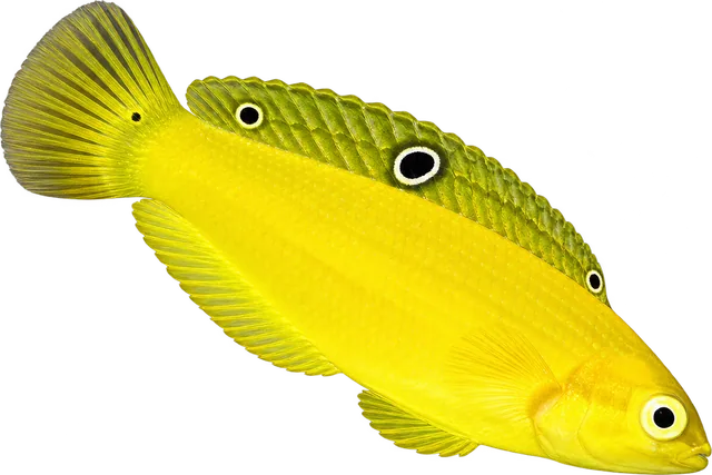 Yellow Coris Wrasse, Halichoeres chrysus