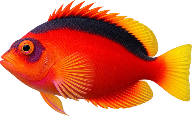 Flame Hawkfish, Neocirrhites armatus