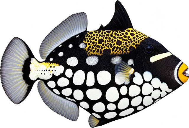 Clown Triggerfish, Balistoides conspicillum